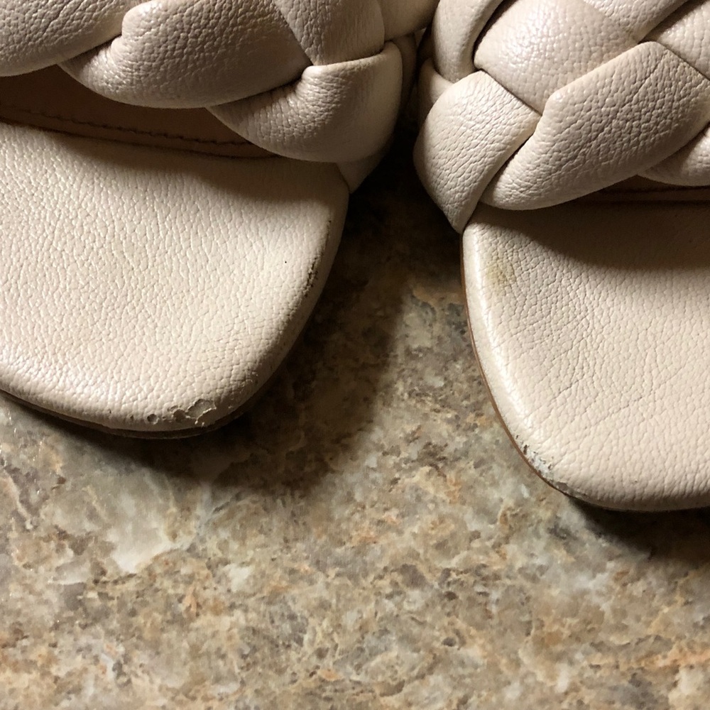 Oasis Braided Double-Strap Slide Mules - Cream - Picture 6 of 6